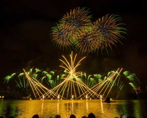 上海旅游:上海国际音乐烟花节 世纪公园再现奇景